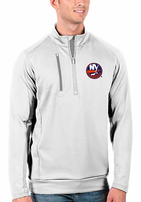 Antigua New York Islanders Mens Generation Long Sleeve Qtr Zip Pullover
