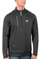 Antigua Dallas Stars Mens Generation Long Sleeve Qtr Zip Pullover