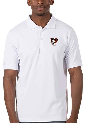 Antigua Bowling Green Falcons Mens Legacy Pique Short Sleeve Polo