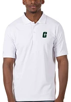Antigua UNCC 49ers Mens Legacy Pique Short Sleeve Polo
