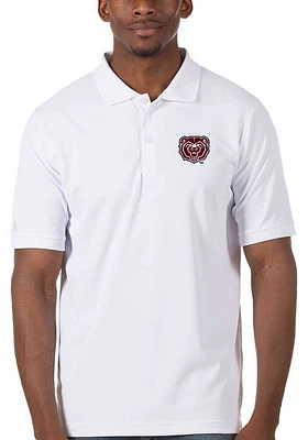 Antigua Missouri State Bears Mens Legacy Pique Short Sleeve Polo