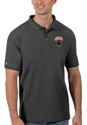 Antigua Montana Grizzlies Mens Legacy Pique Short Sleeve Polo