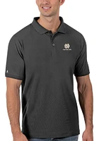 Antigua Notre Dame Fighting Irish Mens Legacy Pique Short Sleeve Polo