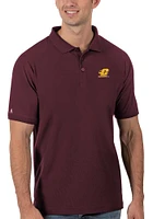 Antigua Central Michigan Chippewas Mens Legacy Pique Short Sleeve Polo