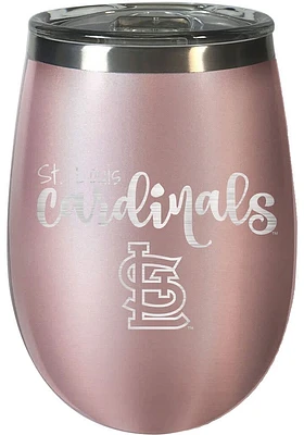 St Louis Cardinals 10 oz. Rose Gold Stemless Wine Stainless Steel Stemless