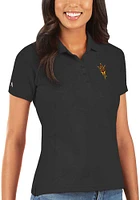 Antigua Arizona State Sun Devils Womens Legacy Pique Short Sleeve Polo Shirt