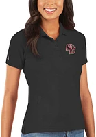 Antigua Boston College Eagles Womens Legacy Pique Short Sleeve Polo Shirt