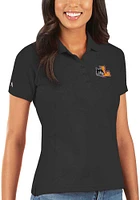 Antigua Loyola Ramblers Womens Legacy Pique Short Sleeve Polo Shirt