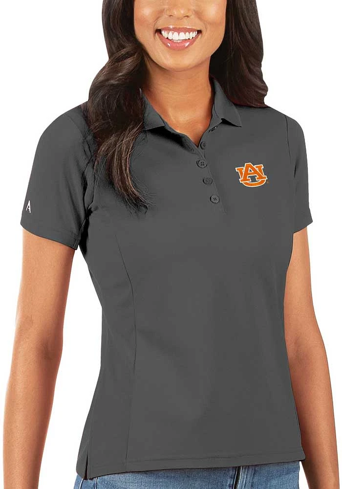 Antigua Auburn Tigers Womens Legacy Pique Short Sleeve Polo Shirt