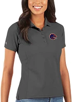Antigua Boise State Broncos Womens Legacy Pique Short Sleeve Polo Shirt