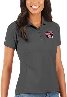 Antigua Missouri State Bears Womens Legacy Pique Short Sleeve Polo Shirt