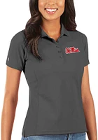 Antigua Ole Miss Rebels Womens Legacy Pique Short Sleeve Polo Shirt