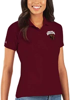 Antigua Montana Grizzlies Womens Legacy Pique Short Sleeve Polo Shirt