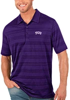 Antigua TCU Horned Frogs Mens Compass Short Sleeve Polo