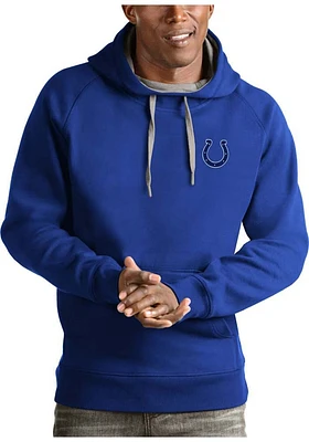 Antigua Indianapolis Colts Mens Victory Long Sleeve Hoodie