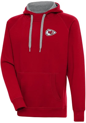 Antigua Kansas City Chiefs Mens Victory Long Sleeve Hoodie