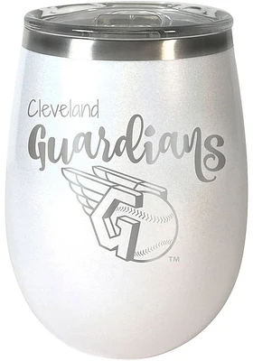 Cleveland Guardians 10oz Opal Script Logo Stainless Steel Stemless