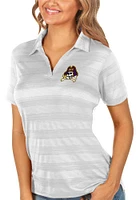 Antigua East Carolina Pirates Womens Compass Short Sleeve Polo Shirt