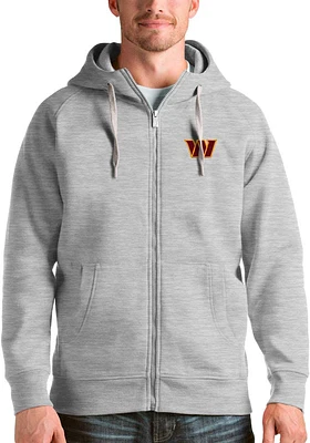 Antigua Washington Commanders Mens Victory Full Long Sleeve Zip Jacket