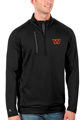 Antigua Washington Commanders Mens Generation Long Sleeve Qtr Zip Pullover