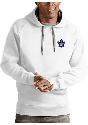 Antigua Toronto Maple Leafs Mens White Victory Long Sleeve Hoodie