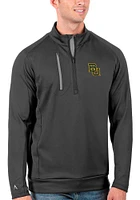 Antigua Baylor Bears Mens Grey Generation Long Sleeve Qtr Zip Pullover