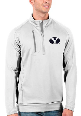 Antigua BYU Cougars Mens Generation Long Sleeve Qtr Zip Pullover