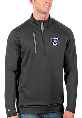 Antigua Creighton Bluejays Mens Generation Long Sleeve Qtr Zip Pullover