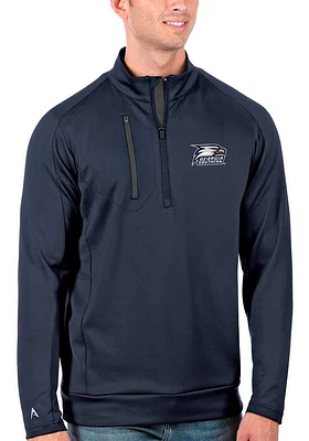Antigua Georgia Southern Eagles Mens Navy Blue Generation Long Sleeve Qtr Zip Pullover