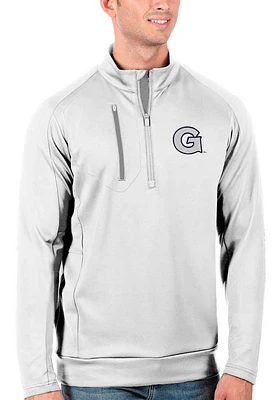 Antigua Georgetown Hoyas Mens Generation Long Sleeve Qtr Zip Pullover