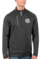 Antigua Georgetown Hoyas Mens Grey Generation Long Sleeve Qtr Zip Pullover