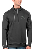 Antigua Hawaii Warriors Mens Grey Generation Long Sleeve Qtr Zip Pullover