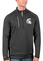Antigua Michigan State Spartans Mens Generation Long Sleeve Qtr Zip Pullover