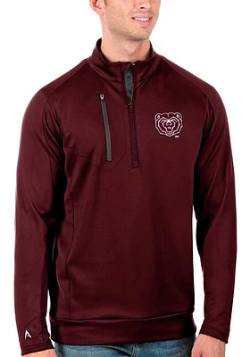 Antigua Missouri State Bears Mens Generation Long Sleeve Qtr Zip Pullover