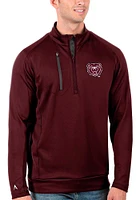 Antigua Missouri State Bears Mens Red Generation Long Sleeve Qtr Zip Pullover