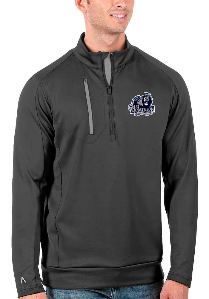 Antigua Old Dominion Monarchs Mens Generation Long Sleeve Qtr Zip Pullover