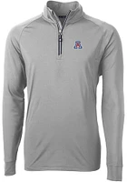 Cutter and Buck Arizona Wildcats Mens Adapt Eco Knit Recycled Big Tall Qtr Zip