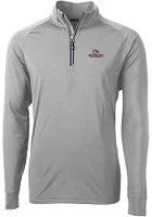 Cutter and Buck Gonzaga Bulldogs Mens Adapt Eco Knit Recycled Big Tall Qtr Zip