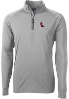 Cutter and Buck Ole Miss Rebels Mens Adapt Eco Knit Recycled Big Tall Qtr Zip
