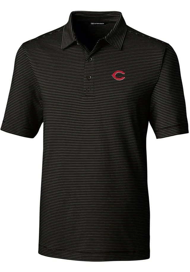 Cutter and Buck Cincinnati Reds Forge Pencil Stripe Big Tall Polo