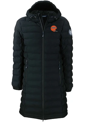 Cutter and Buck Cincinnati Bengals Womens Black HISTORIC Mission Ridge Repreve Long Heavy Weight..