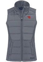 Cutter and Buck Dayton Flyers Womens Grey Evoke Vest