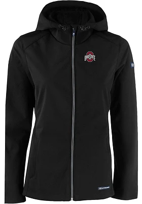 Cutter and Buck Ohio State Buckeyes Womens Solid Evoke Light Weight Jacket