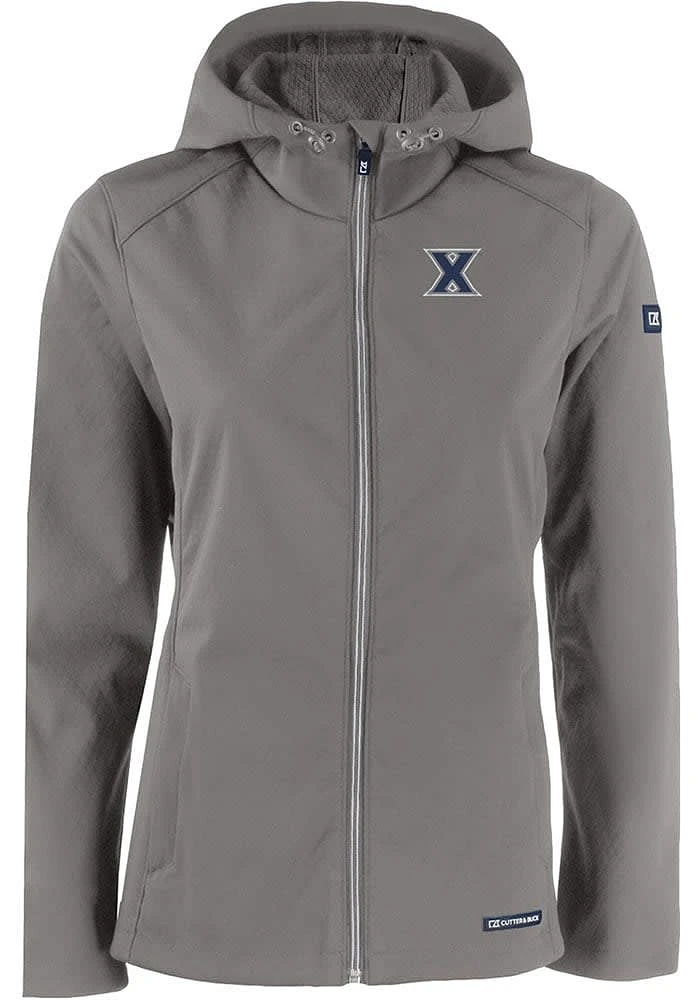 Cutter and Buck Xavier Musketeers Womens Grey Evoke Light Weight Jacket