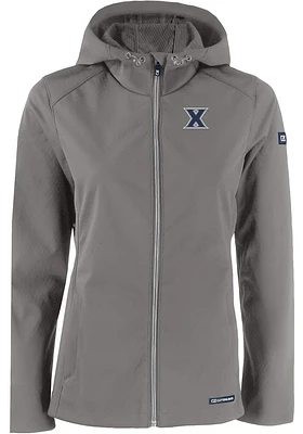 Cutter and Buck Xavier Musketeers Womens Grey Evoke Light Weight Jacket