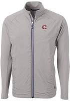 Cutter and Buck Cincinnati Reds Mens Grey City Connect Adapt Eco Big Tall Light Weight Jacke..