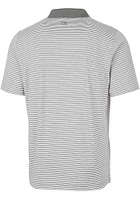 Cutter and Buck Cincinnati Reds Grey City Connect Forge Tonal Stripe Big Tall Polo