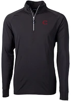 Cutter and Buck Cincinnati Reds Mens City Connect Adapt Eco Big Tall 1/4 Zip Pullover