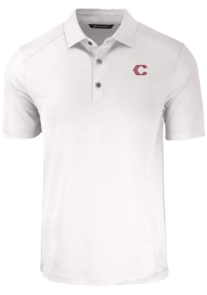 Cutter and Buck Cincinnati Reds City Connect Forge Stretch Big Tall Polo