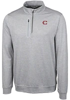 Cutter and Buck Cincinnati Reds Mens Grey City Connect Stealth Big Tall 1/4 Zip Pullover